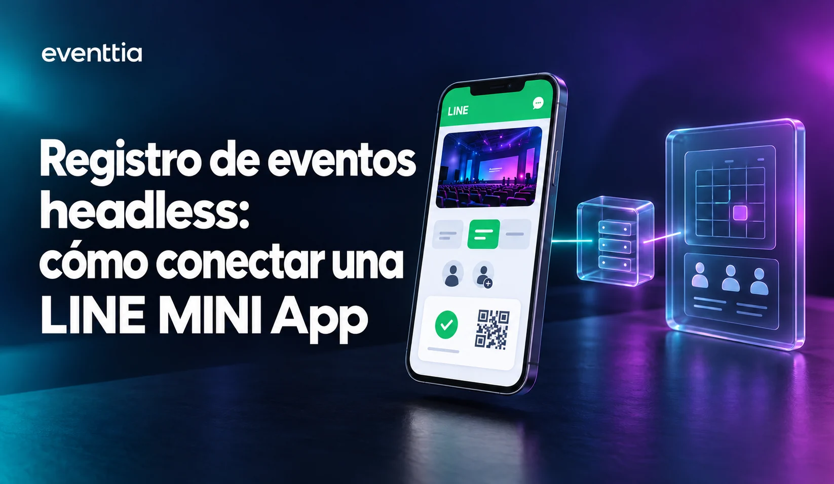 Registro de eventos headless: cómo conectar una LINE MINI App