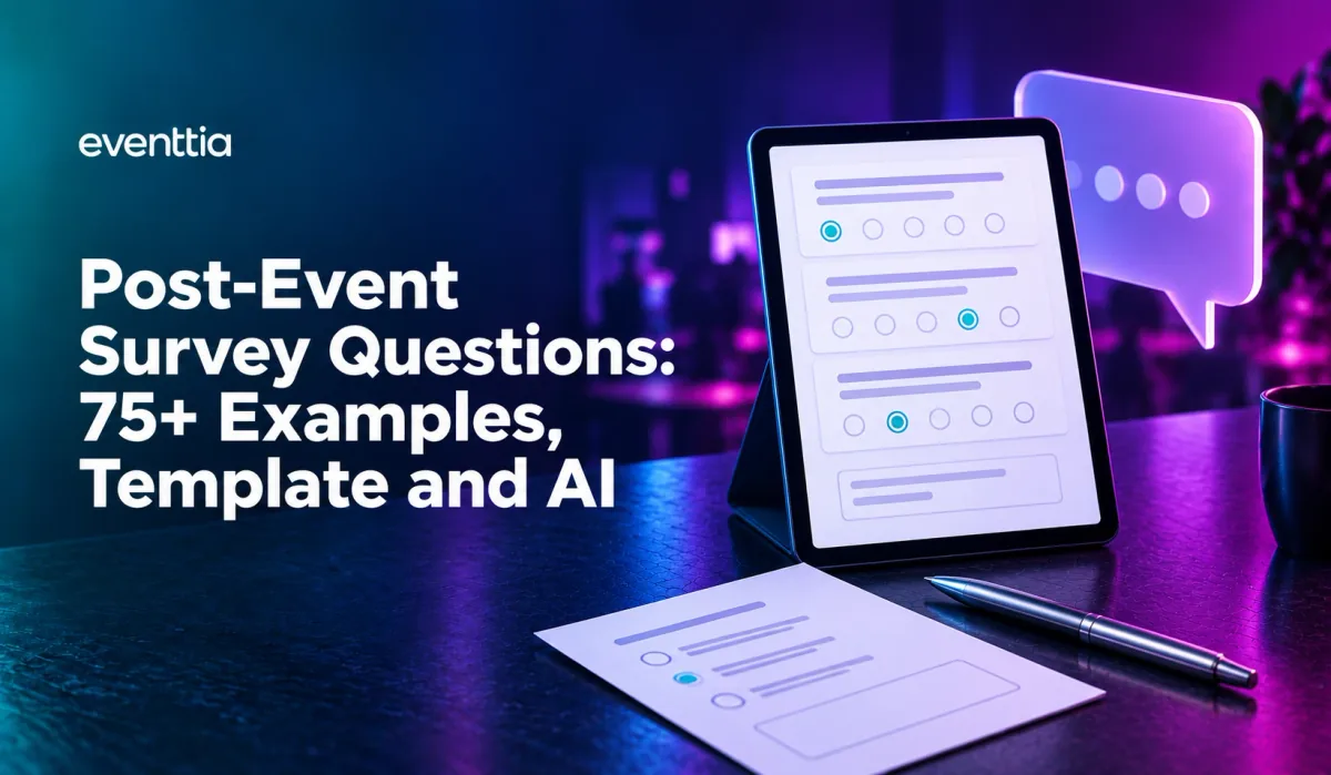 Post-Event Survey Questions: 75+ Examples, Template and AI