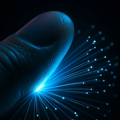 Fotografía macro que evoca investigación e innovación