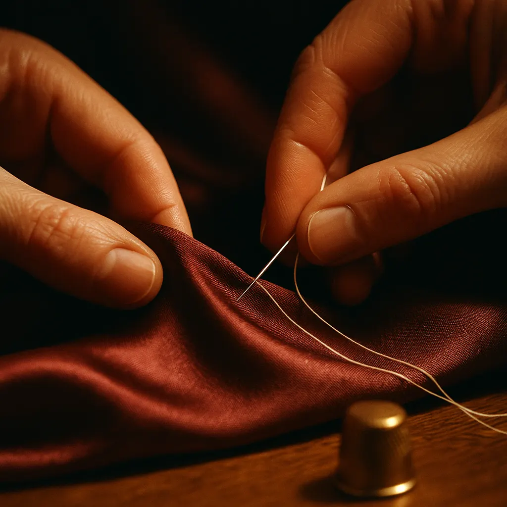 Una mano trabajando en el atelier