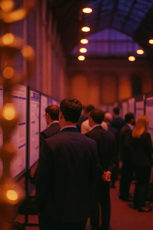 Pharma & healthcare — medical congress poster session