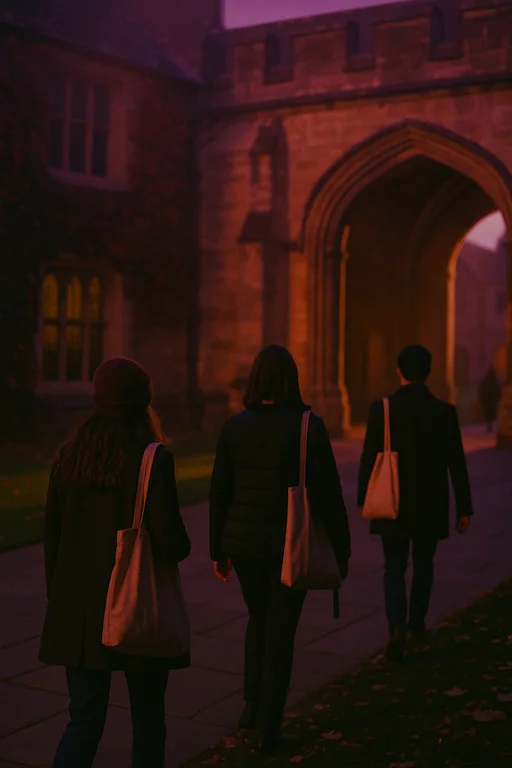 Universities & education — campus at golden hour