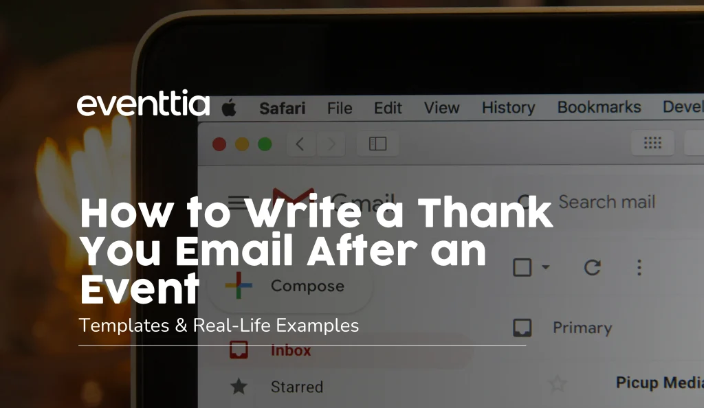 how to write a thank you email after an event