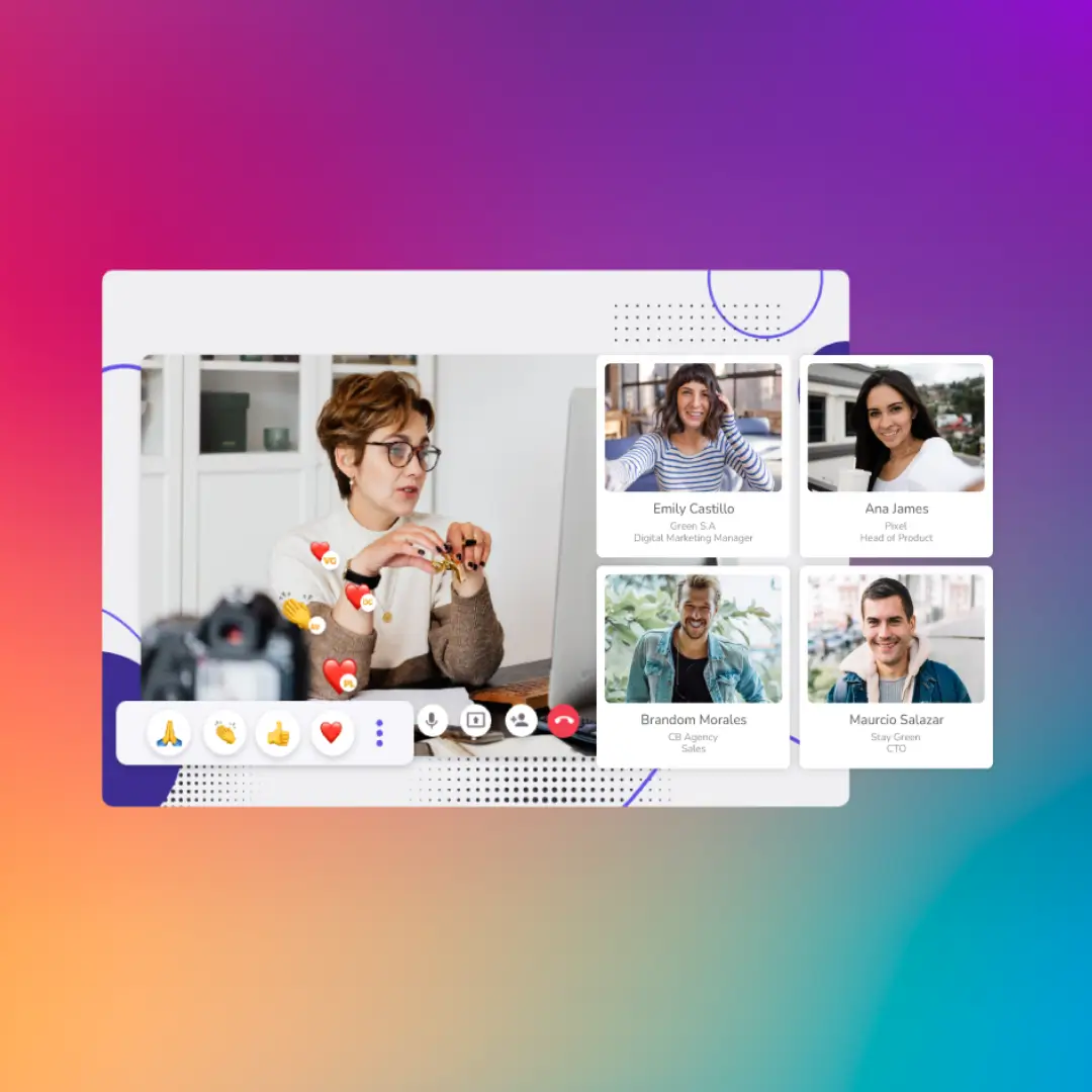 interactive demo screen