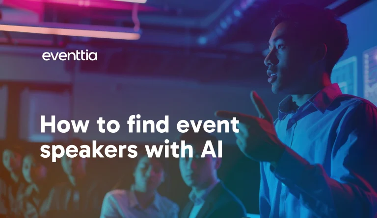 man givinig a coference about AI